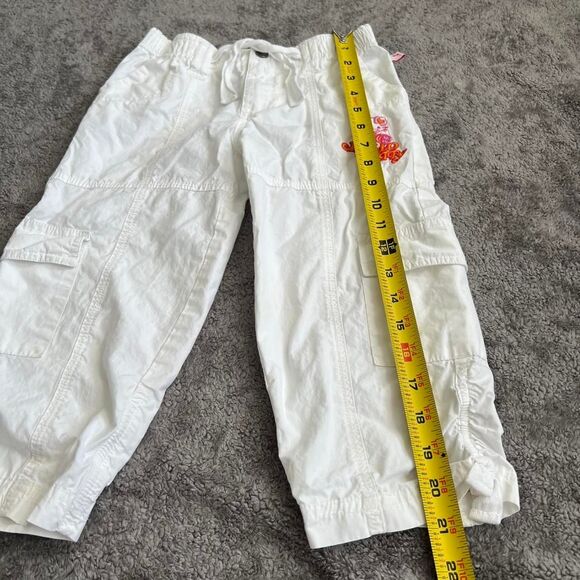 Y2k Hello Kitty white cargo capris pants 2007 Sanrio - Picture 7 of 7
